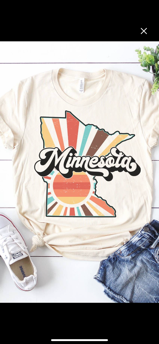 Retro Vibes Minnesota Tee